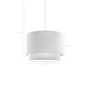 Lustra Fersa crem 30x20x70 cm - Img 2