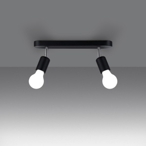 Lustra Fornes Negru 33x6x13.5 cm - Img 3