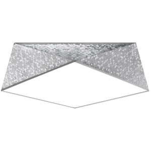 Lustra Hexa Argint 45x45x15 cm