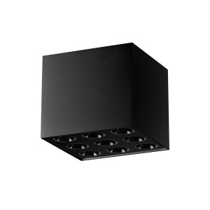 Lustra LED Ozzy Negru 4000K 9.5x9.5x8.3 cm
