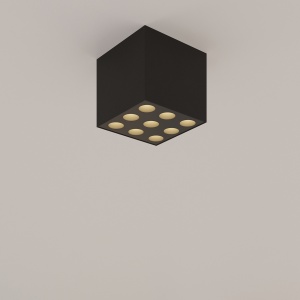 Lustra LED Ozzy Negru 4000K 9.5x9.5x8.3 cm - Img 8