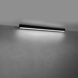 Lustra LED Pinne Negru 4000K 90x6x6 cm - Img 3