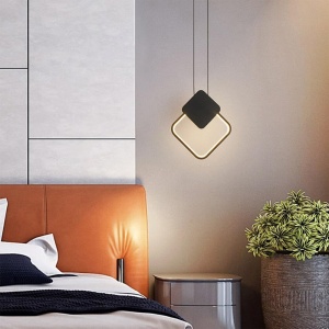 Lustra LED, Teebo, Negru, 23.5x20x29.5 cm - Img 2