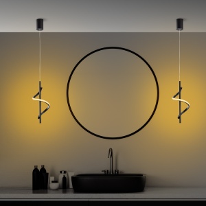 Lustra Likma Negru 16x50-100x16 cm - Img 3
