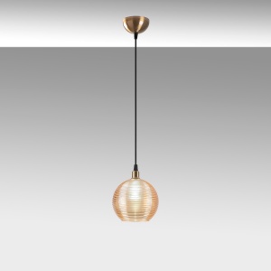 Lustra Muzo Galben 15x15x110 cm - Img 6