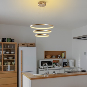 Lustra Simit Auriu 50x80x50 cm - Img 2