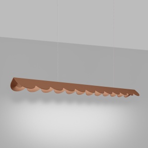 Lustra suspendata LED Biscuit Mocha 4000K 131x13x200 cm - Img 3