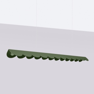 Lustra suspendata LED Biscuit Olive 4000K 131x13x200 cm - Img 2