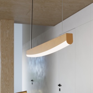 Lustra suspendata LED Jorun 150 Auriu 4000K 150x3x210 cm - Img 13