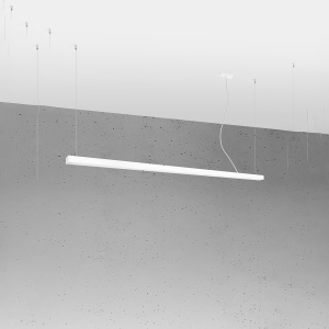 Lustra suspendata LED Pinne Alb 3000K 200x6x150 cm - Img 2
