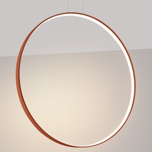 Lustra suspendata LED Rio 110 Rosu 3000K 110x16x150 cm - Img 3
