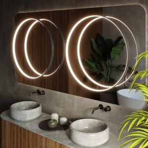Lustra suspendata LED Rio Negru 3000K 78x16x150 cm - Img 12