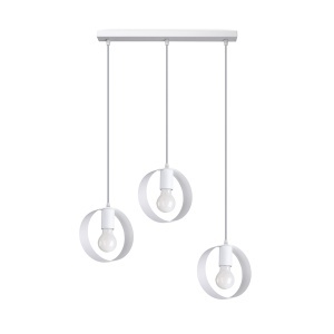 Lustra suspendata Titran Alb 56x5x110 cm