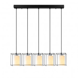 Lustra Swank - 702-5S1 Negru - Img 2