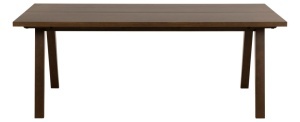 Masa dining A-Line, Gri, 74.6x200x95 cm - Img 4