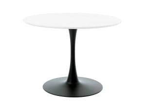 Masa dining CESURA, Alb, 100x74x100 cm - Img 2