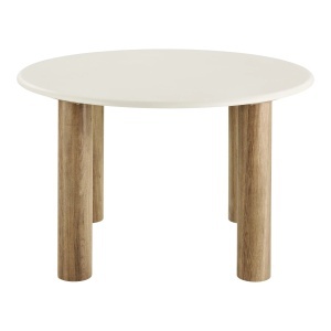 Masa dining Fondi, Nisip, 120x120x76 cm