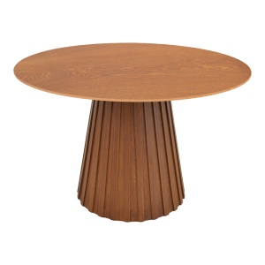 Masa dining Franzel, Nuc, 120x120x75 cm - Img 2