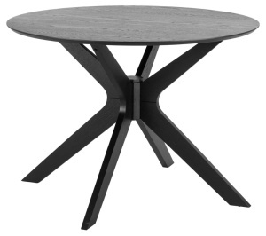 Masa dining I_Duncan, Negru, 75x105x105 cm - Img 4