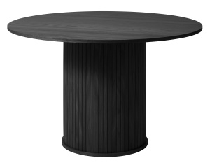 Masa dining NOLA, Stejar inchis, 120x75x120 cm