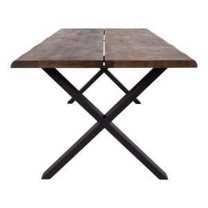 Masa dining Toulon, Gri, 200x95x75 cm
