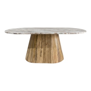 Masuta de cafea, Aithra, Natural, 60x120x45 cm - Img 3