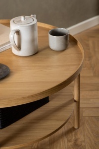 Masuta de cafea Banbury, Natural, 42x80x80 cm - Img 2