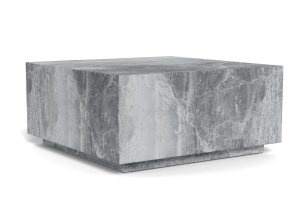 Masuta de cafea Dice, Gri, 42x90x90 cm - Img 3