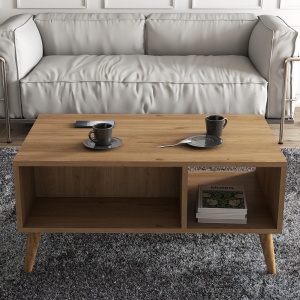 Măsuţă de cafea Exxen Stejar 90x54x41.6 cm - Img 2