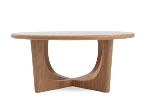 Masuta de cafea FLOW, Natural, 90x40x90 cm - Img 2