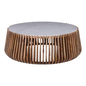 Masuta de cafea, Mable, Natural, 120x120x45 cm - Img 3