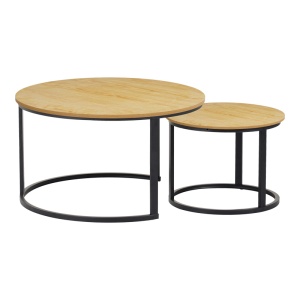 Masuta de cafea Solme I Pako Natural 80x80x45 cm - Img 3