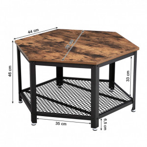 Masuta de Cafea Vasagle, 75x75x45cm - Img 5