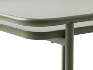 Masuta de cafea YUBA, Verde masliniu, 75x34x75 cm - Img 3