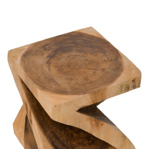 Masuta laterala, Rektan, Natural, 35x35x40 cm - Img 3