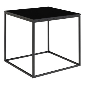 Masuta laterala Vita, Negru, 45x45x45 cm - Img 4