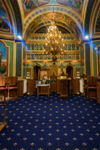 Mocheta biserica, Lotos, Albastru, 400x1500 cm, Delta