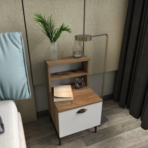 Noptiera Cressi - Walnut, Alb - Img 2