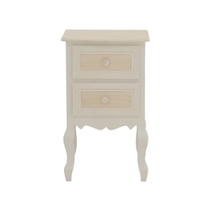 Noptiera Joliene Pako World Alb 40x34.5x64.5 cm - Img 2