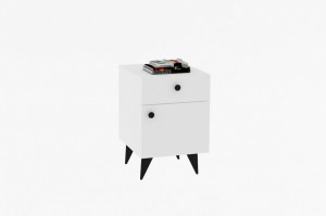 Noptiera Pila - Walnut, Antracit - Img 2