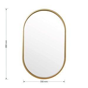 Oglinda de perete Ellipse 20769 Auriu 50x2x80cm - Img 4