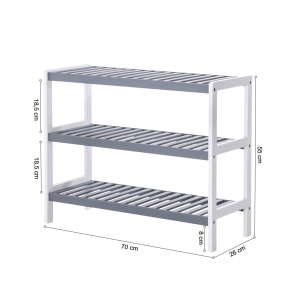 Pantofar Songmics Gri 70x55x26 cm - Img 6