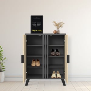 Pantofar V2, Shoby, Gri, 30x70.5x91 cm - Img 2