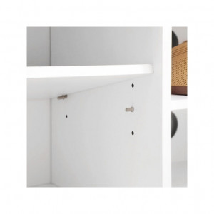 Pantofar Vasagle, Alb, 70 x 35 x 100 cm - Img 4