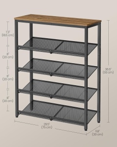 Pantofar Vasagle Maro 75x28x93 cm - Img 2