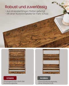 Pantofar Vasagle Maro 80x24x102 cm - Img 6