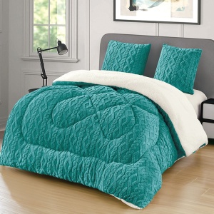 Pilota Cocolino Groasa cu Blanita Wave V34 Turcoaz 4.5kg, 200x230