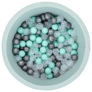 Piscina de bile Bubble Pops v7 Menta 85x85x30 cm - Img 2