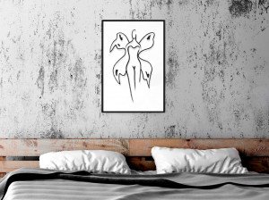 Poster - Delicate Feminity, cu Ramă neagră, 40x60 cm - Img 2