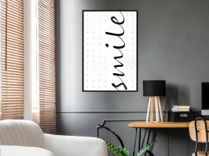 Poster - Smile, cu Ramă neagră, 20x30 cm - Img 2